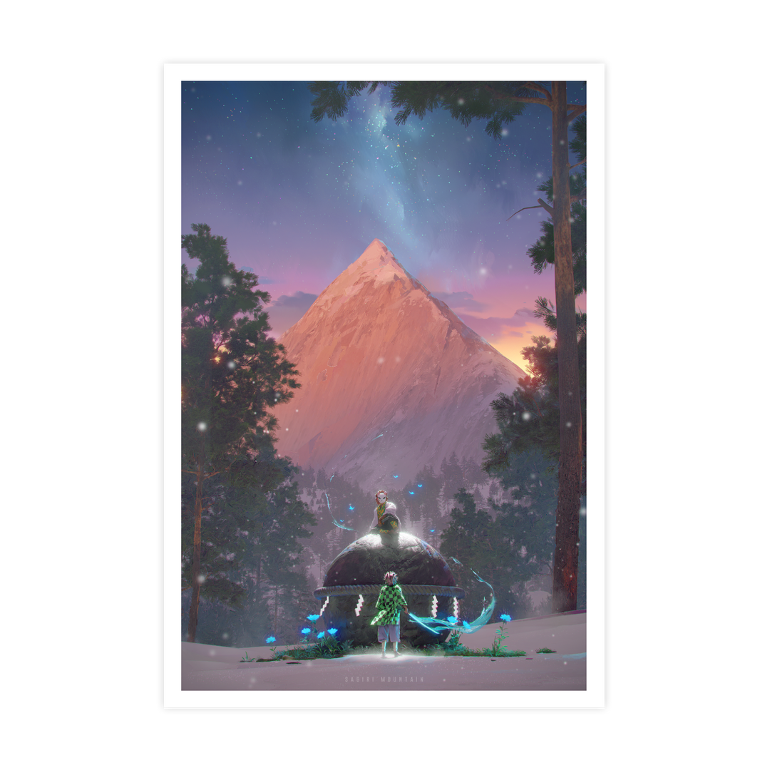 Sagiri Mountain Print