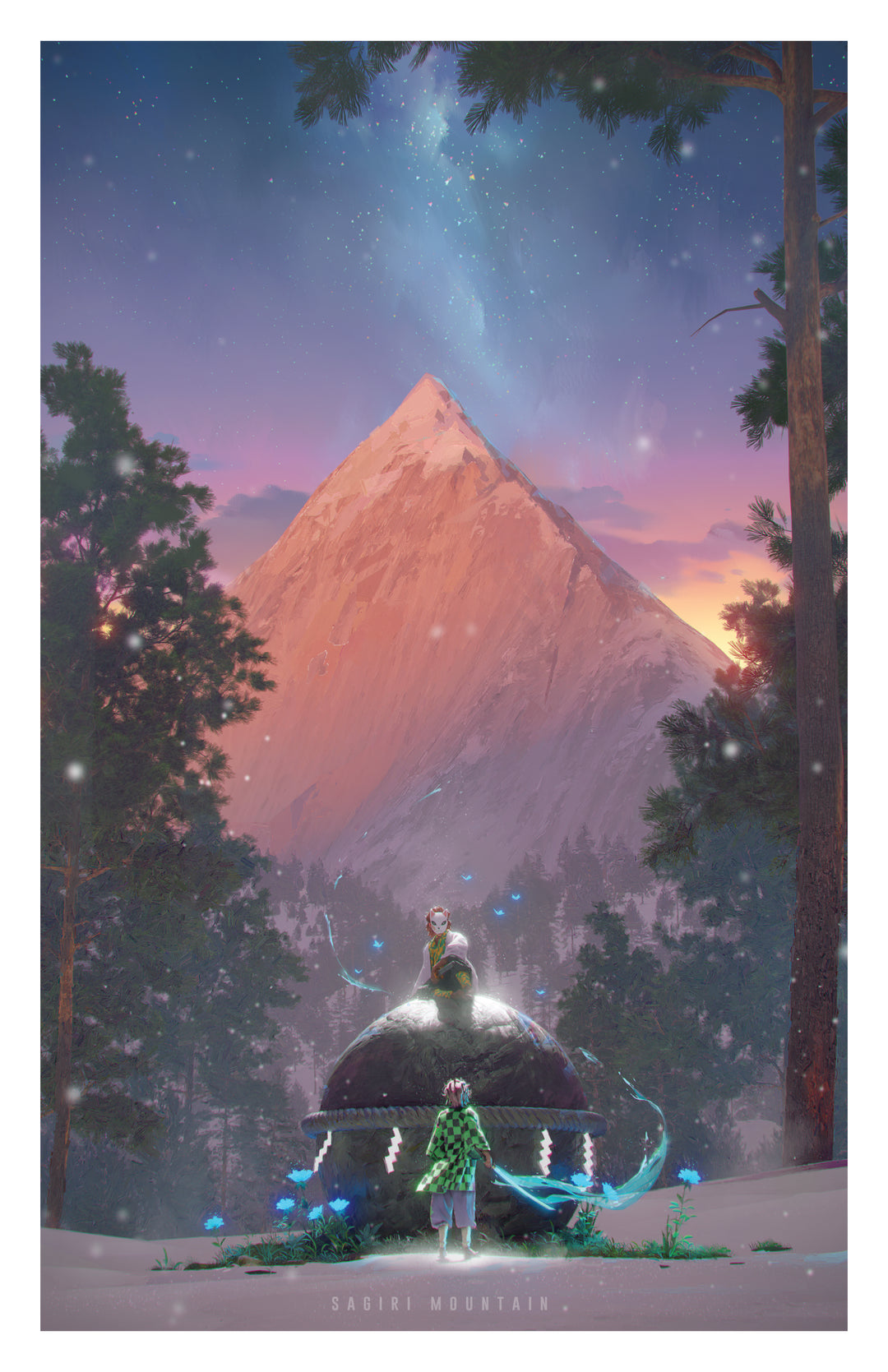 Sagiri Mountain Print
