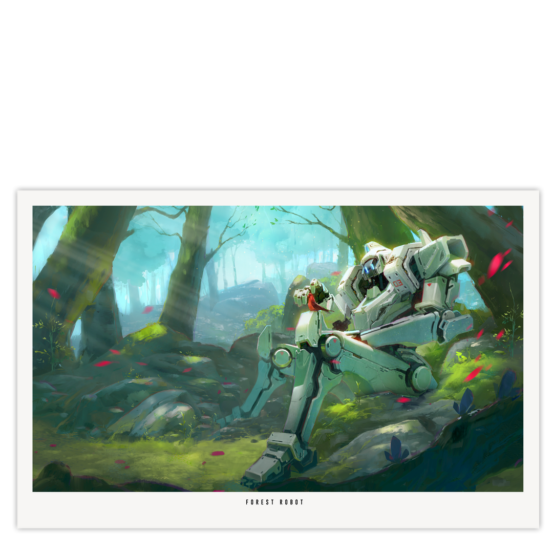 Forest Robot -chinfongart