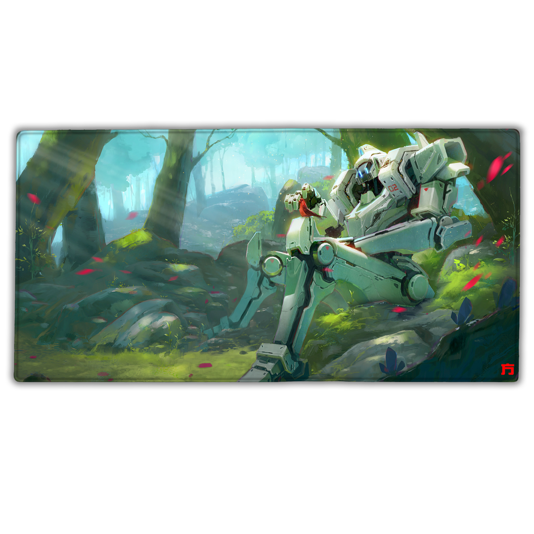 Forest Robot XL Mouse Pad -chinfongart