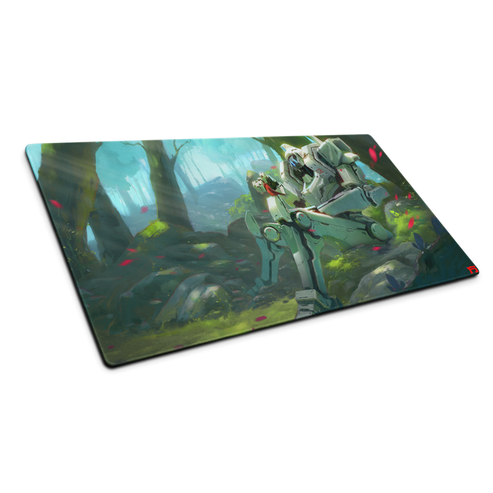 Forest Robot XXL Desk Mat